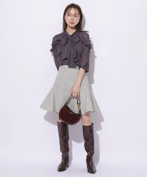 Mystrada リボンタイフリルブラウス リボンタイフリルブラウス（シャツ/ブラウス）｜Mystrada（マイ