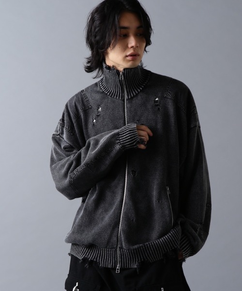 DANKE SCHON（ダンケシェーン）の「DankeSchon/ダンケシェーン/MILS KNIT DRIVERS（ニット/セーター・メンズ・ベージュ/ブラック・M/L）」の5枚目の写真