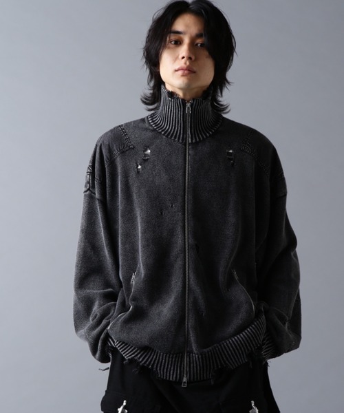 DANKE SCHON（ダンケシェーン）の「DankeSchon/ダンケシェーン/MILS KNIT DRIVERS（ニット/セーター・メンズ・ベージュ/ブラック・M/L）」の6枚目の写真