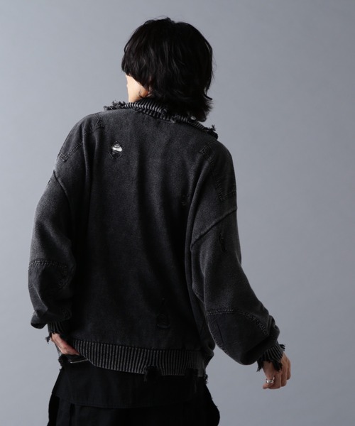 DANKE SCHON（ダンケシェーン）の「DankeSchon/ダンケシェーン/MILS KNIT DRIVERS（ニット/セーター・メンズ・ベージュ/ブラック・M/L）」の8枚目の写真