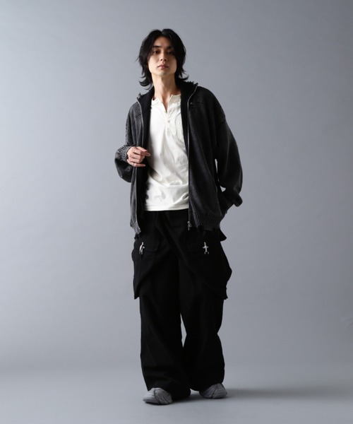 DANKE SCHON（ダンケシェーン）の「DankeSchon/ダンケシェーン/MILS KNIT DRIVERS（ニット/セーター・メンズ・ベージュ/ブラック・M/L）」の11枚目の写真