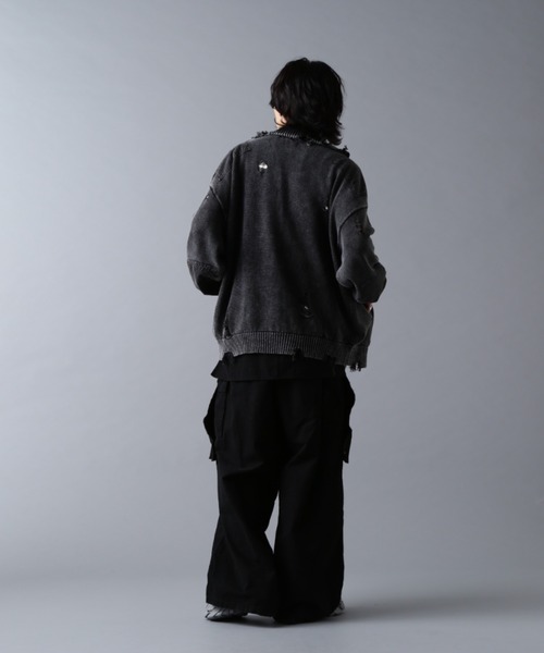 DANKE SCHON（ダンケシェーン）の「DankeSchon/ダンケシェーン/MILS KNIT DRIVERS（ニット/セーター・メンズ・ベージュ/ブラック・M/L）」の12枚目の写真