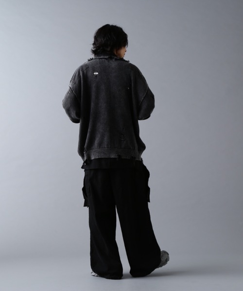 DANKE SCHON（ダンケシェーン）の「DankeSchon/ダンケシェーン/MILS KNIT DRIVERS（ニット/セーター・メンズ・ベージュ/ブラック・M/L）」の13枚目の写真