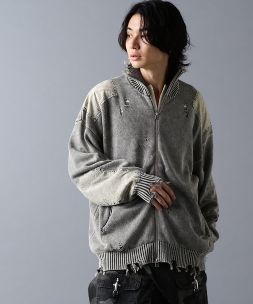 DANKE SCHON（ダンケシェーン）の「DankeSchon/ダンケシェーン/MILS KNIT DRIVERS（ニット/セーター・メンズ・ベージュ/ブラック・M/L）」の18枚目の写真