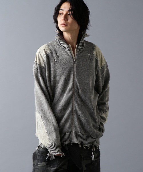 DANKE SCHON（ダンケシェーン）の「DankeSchon/ダンケシェーン/MILS KNIT DRIVERS（ニット/セーター・メンズ・ベージュ/ブラック・M/L）」の20枚目の写真