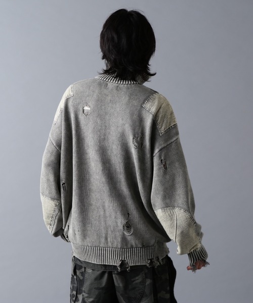 DANKE SCHON（ダンケシェーン）の「DankeSchon/ダンケシェーン/MILS KNIT DRIVERS（ニット/セーター・メンズ・ベージュ/ブラック・M/L）」の22枚目の写真