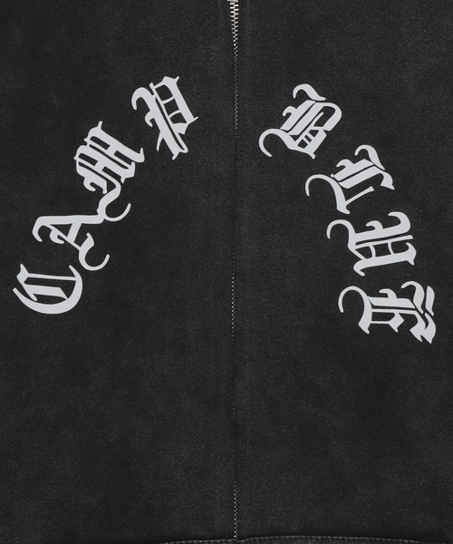 Figments(フィグメンツ)の「エイジドラージロゴZIPパーカー(パーカー・レディース・スミクロ・FREE)」の5枚目の写真