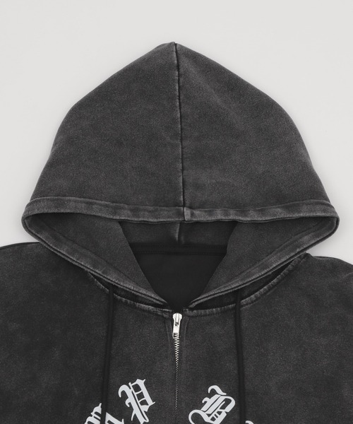 Figments(フィグメンツ)の「エイジドラージロゴZIPパーカー(パーカー・レディース・スミクロ・FREE)」の7枚目の写真