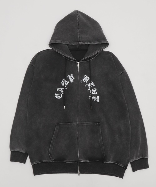 Figments(フィグメンツ)の「エイジドラージロゴZIPパーカー(パーカー・レディース・スミクロ・FREE)」の16枚目の写真