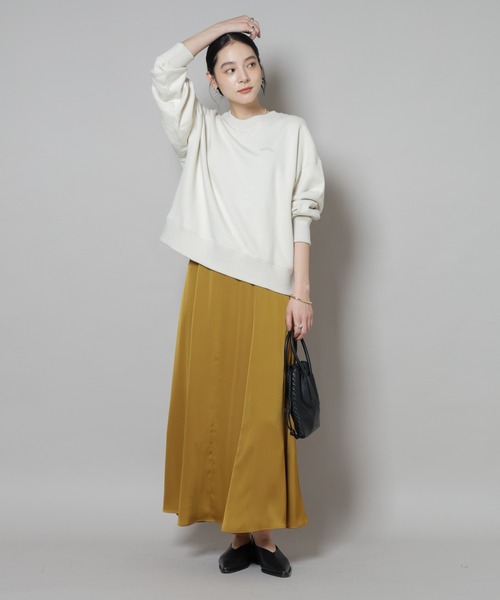 Russell Athletic（ラッセルアスレティック）の「RUSSELL ATHLETIC/別注 Mini Logo Crewneck Sweat（スウェット・レディース・グレー/チャコール/オートミール・FREE）」の22枚目の写真