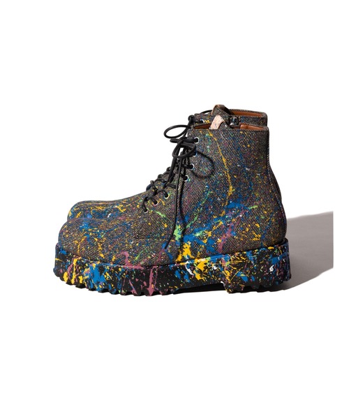 glamb（グラム）の「Craft Lace Up Boots / クラフトレースアップブーツ（ブーツ・メンズ・ブラウン/ブラック/マルチ・25/26/27/28）」の11枚目の写真