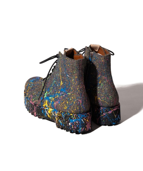 glamb（グラム）の「Craft Lace Up Boots / クラフトレースアップブーツ（ブーツ・メンズ・ブラウン/ブラック/マルチ・25/26/27/28）」の12枚目の写真