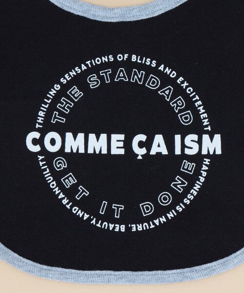 COMME CA ISM(コムサイズム)の「【リバーシブル】サークルプリント スタイ(スタイ/よだれかけ・キッズ・ブラック/オフホワイト/グリーン/オートミール・FREE)」の7枚目の写真