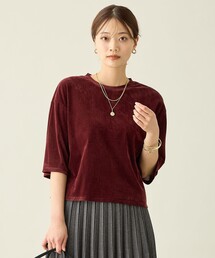 チュール」に該当するトップス（レッド/赤色系）ファッション