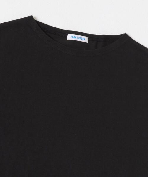 FORK&SPOON（フォークアンドスプーン）の「FORK&SPOON　プレーンボートネックカットソー（Tシャツ/カットソー・メンズ・ブラック/グレー系その他・4/5）」の3枚目の写真