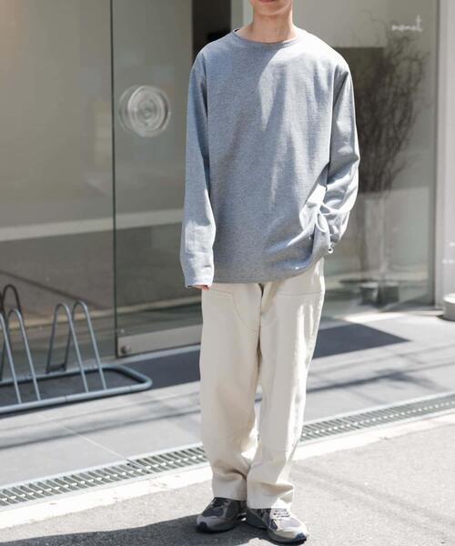 FORK&SPOON（フォークアンドスプーン）の「FORK&SPOON　プレーンボートネックカットソー（Tシャツ/カットソー・メンズ・ブラック/グレー系その他・4/5）」の20枚目の写真