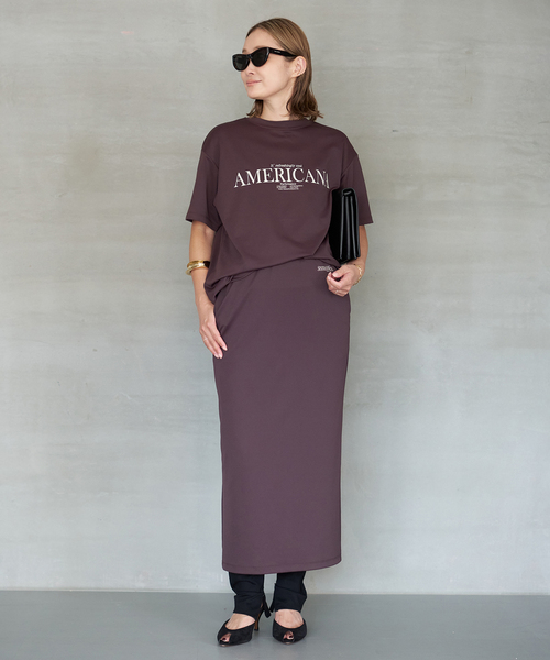 ドゥーズィエムクラス　アメリカーナ　COOL TEE　ブラウン ドゥーズィエムクラス アメリカーナ COOL TEE ブラウン - メルカリ