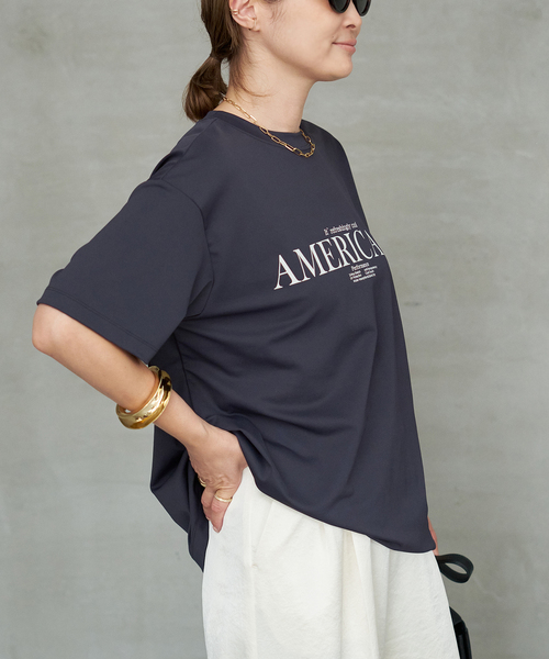 Deuxieme Classe AMERICANA Well Tシャツ Deuxieme Classe/ Americana Well Tシャツ DEUXIEME CLASSE