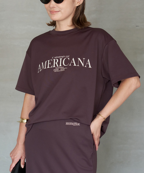 AMERICANA/アメリカーナ】COOL TEE（Tシャツ/カットソー