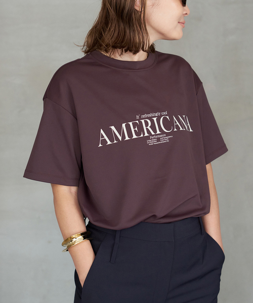 AMERICANA/アメリカーナ】COOL TEE（Tシャツ/カットソー