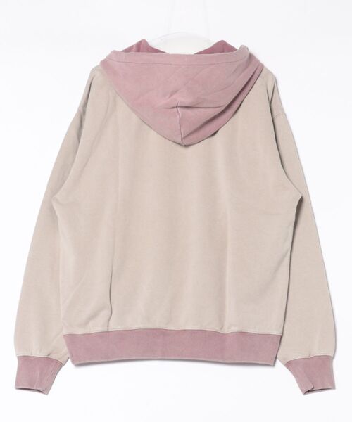 EVISU（エヴィス）の「【EVISU】CONTRAST PANELS AFTER-HOOD SWEATSHIRT / ライトグレー [2EAEJM5SW6104]（パーカー・メンズ・グレー・M/L/S/LL）」の9枚目の写真