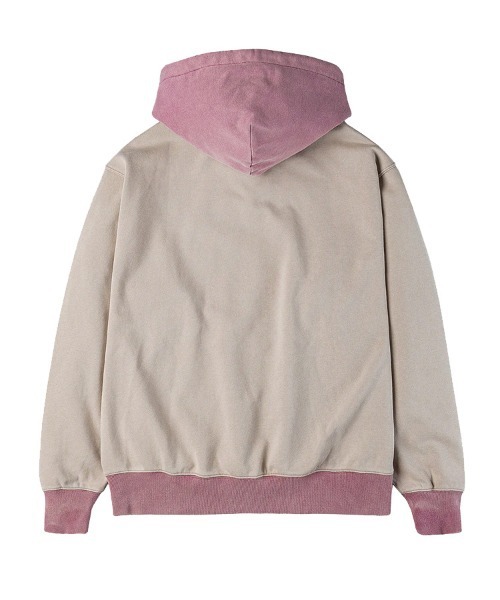 EVISU（エヴィス）の「【EVISU】CONTRAST PANELS AFTER-HOOD SWEATSHIRT / ライトグレー [2EAEJM5SW6104]（パーカー・メンズ・グレー・M/L/S/LL）」の3枚目の写真