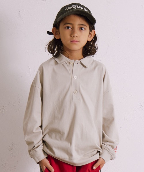 綿100%】スキッパー 長袖 Tシャツ【PAIRMANON STREET】（Tシャツ