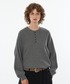 WISH FOR EVER（ウィッシュフォーエバー）の「DRAW CODE HENRY NECK THERMAL LONG SLEEVE / ドローコードヘンリーネックサーマルロングスリーブ（Tシャツ/カットソー・LARGE）」