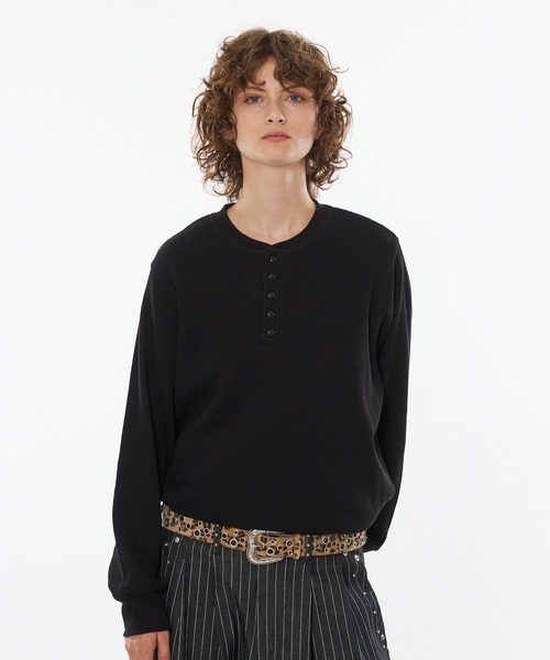 DRAW CODE HENRY NECK THERMAL LONG SLEEVE / ドローコード