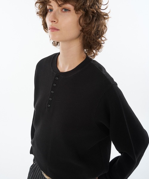 DRAW CODE HENRY NECK THERMAL LONG SLEEVE / ドローコード