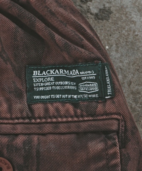ALL RUNS（オールランズ）の「リアルツリー カーブカーゴパンツ（カーゴパンツ・メンズ・ブラウン・M/L）」の4枚目の写真