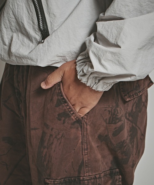 ALL RUNS（オールランズ）の「リアルツリー カーブカーゴパンツ（カーゴパンツ・メンズ・ブラウン・M/L）」の13枚目の写真