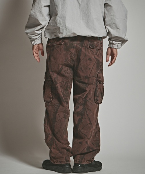 ALL RUNS（オールランズ）の「リアルツリー カーブカーゴパンツ（カーゴパンツ・メンズ・ブラウン・M/L）」の18枚目の写真