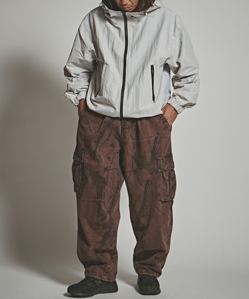 ALL RUNS（オールランズ）の「リアルツリー カーブカーゴパンツ（カーゴパンツ・メンズ・ブラウン・M/L）」の11枚目の写真