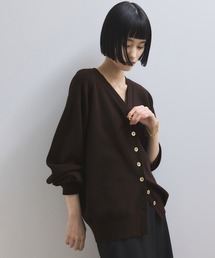 【WEB限定】カシミヤMIXメニーボタンカーディガン