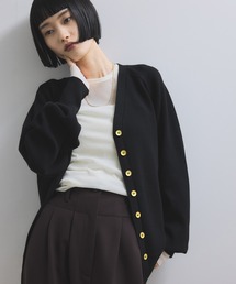 【WEB限定】カシミヤMIXメニーボタンカーディガン