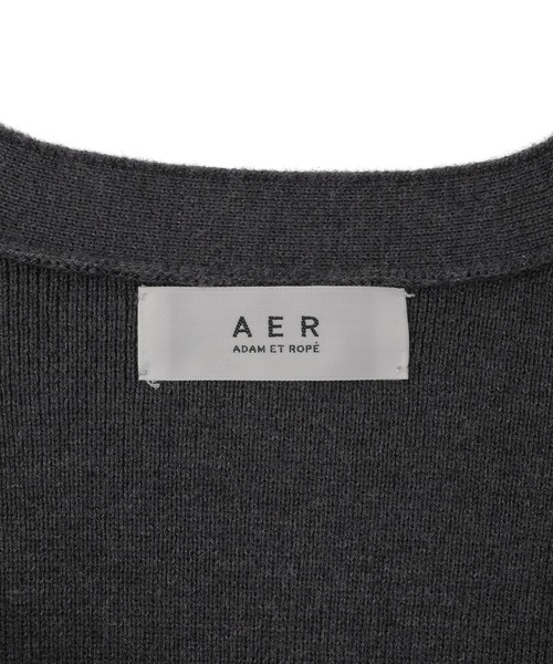 ADAM ET ROPE'(アダムエロペ)の「【WEB限定】カシミヤMIXメニーボタンカーディガン(カーディガン/ボレロ・レディース・チャコールグレー/ブラック/ダークブラウン/レッド・FREE)」の10枚目の写真