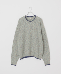 B.C STOCK（ベーセーストック）の「【Deux Allures/ドゥ アリュール】ラメ カノコ編みクルーネックニット（ニット/セーター）」