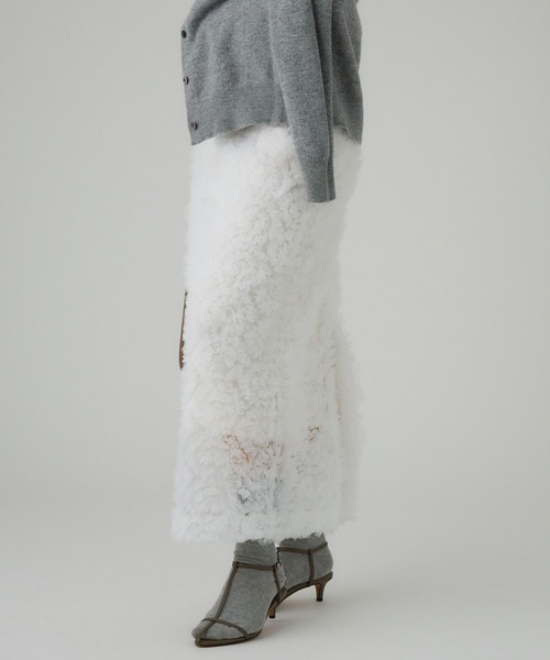 BABYLONE（バビロン）の「チュールタイトスカート（スカート・レディース・ホワイト/ブラック・フリー）」の19枚目の写真