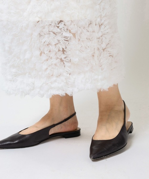 BABYLONE（バビロン）の「チュールタイトスカート（スカート・レディース・ホワイト/ブラック・フリー）」の7枚目の写真