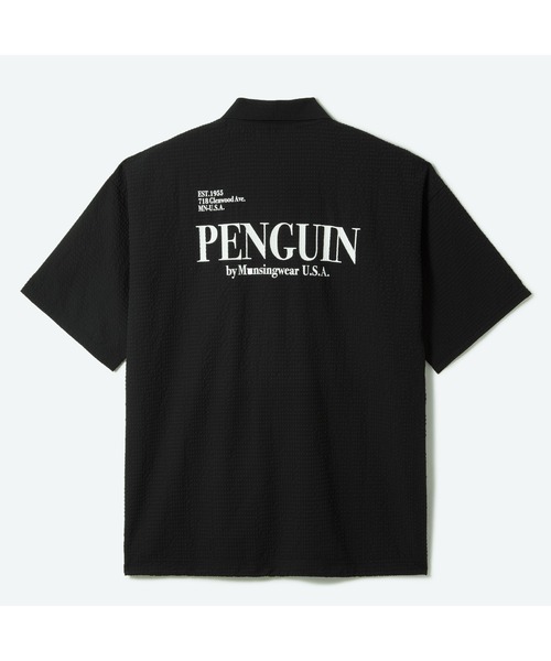 penguin BY MUNSINGWEAR(ペンギン バイ マンシングウェア)の「DOTAIR POLO SHIRT 吸汗速乾半袖ポロシャツ ゴルフウェア(ポロシャツ・メンズ・ブラック/グレー・M/XL/L)」の3枚目の写真