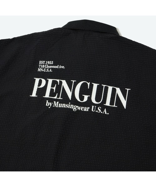 penguin BY MUNSINGWEAR(ペンギン バイ マンシングウェア)の「DOTAIR POLO SHIRT 吸汗速乾半袖ポロシャツ ゴルフウェア(ポロシャツ・メンズ・ブラック/グレー・M/XL/L)」の7枚目の写真