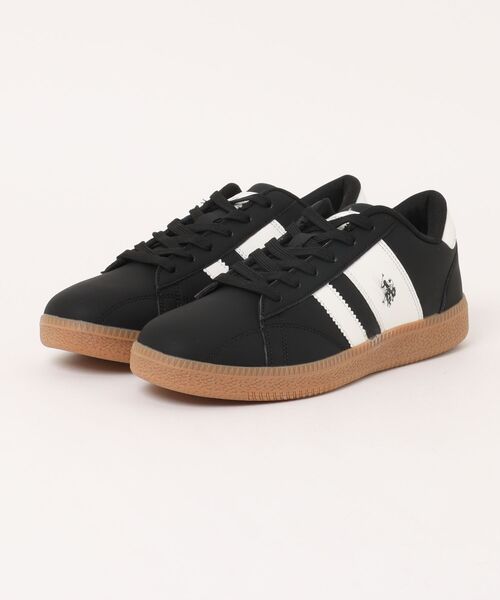 U.S. POLO ASSN.(ユーエスポロアッスン)の「【U.S.POLO ASSN./ユーエスポロアッスン】【最旬フットボールデザイン】ローカットスニーカー 上質PUレザー ガムソール(スニーカー・メンズ・ホワイト/ブラック/ベージュ・25cm/25.5cm/26cm/26.5cm/27cm)」の19枚目の写真