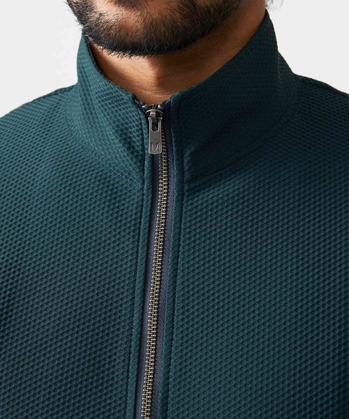 MICHEL KLEIN HOMME   （ミッシェルクランオム）の「スタンドカラーブルゾン（ブルゾン・メンズ・ブラック/グリーン・MEDIUM/LARGE/X-LARGE）」の18枚目の写真