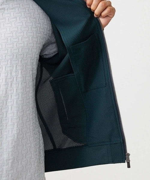 MICHEL KLEIN HOMME   （ミッシェルクランオム）の「スタンドカラーブルゾン（ブルゾン・メンズ・ブラック/グリーン・MEDIUM/LARGE/X-LARGE）」の13枚目の写真