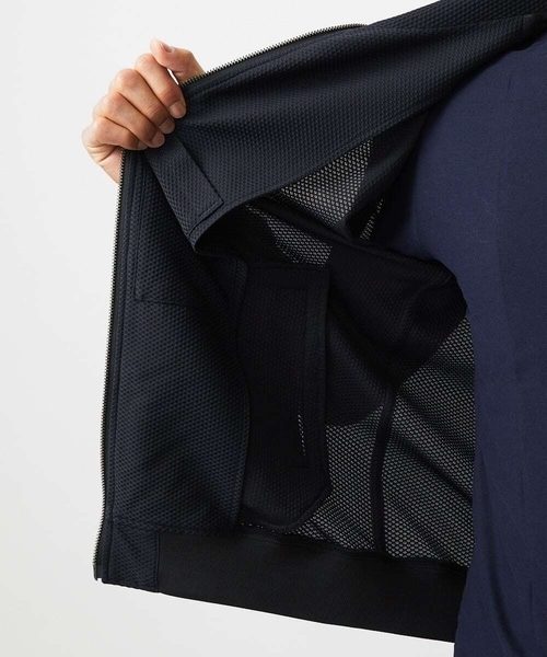 MICHEL KLEIN HOMME   （ミッシェルクランオム）の「スタンドカラーブルゾン（ブルゾン・メンズ・ブラック/グリーン・MEDIUM/LARGE/X-LARGE）」の8枚目の写真