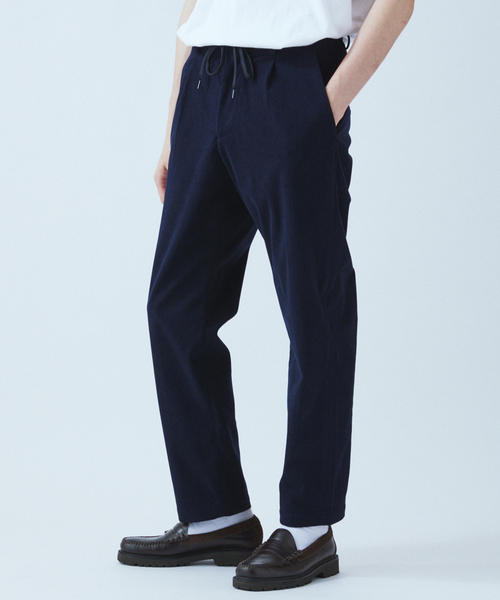 JOURNAL STANDARD（ジャーナルスタンダード）の「TRICOT CORD ワンタックイージーパンツ / セットアップ対応（その他パンツ・メンズ・チャコールグレー/ブラック/ネイビー/ブラウン・SMALL/MEDIUM/LARGE）」の4枚目の写真