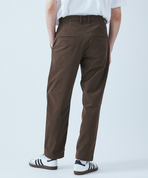JOURNAL STANDARD（ジャーナルスタンダード）の「TRICOT CORD ワンタックイージーパンツ / セットアップ対応（その他パンツ・メンズ・チャコールグレー/ブラック/ネイビー/ブラウン・SMALL/MEDIUM/LARGE）」の12枚目の写真