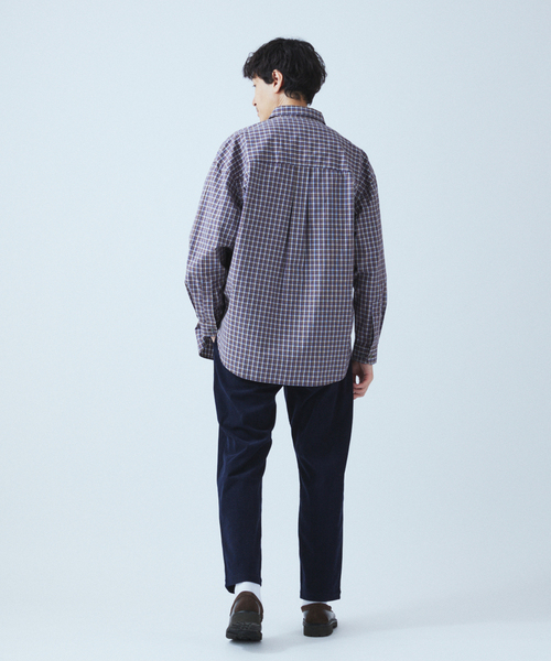 JOURNAL STANDARD（ジャーナルスタンダード）の「TRICOT CORD ワンタックイージーパンツ / セットアップ対応（その他パンツ・メンズ・チャコールグレー/ブラック/ネイビー/ブラウン・SMALL/MEDIUM/LARGE）」の16枚目の写真