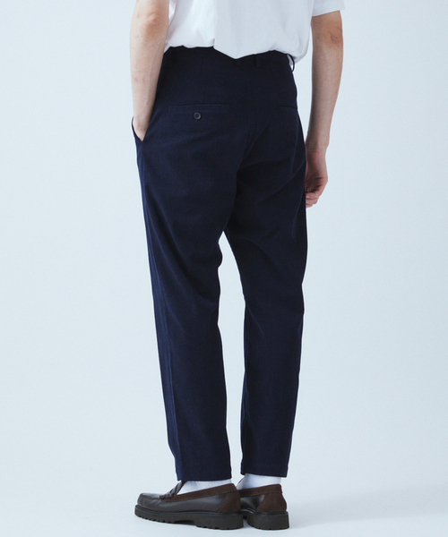 JOURNAL STANDARD（ジャーナルスタンダード）の「TRICOT CORD ワンタックイージーパンツ / セットアップ対応（その他パンツ・メンズ・チャコールグレー/ブラック/ネイビー/ブラウン・SMALL/MEDIUM/LARGE）」の22枚目の写真